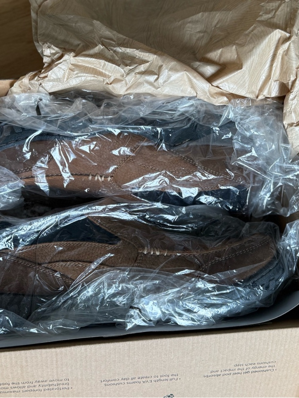 NWT Nunn Bush Portage Brown Leather Slip-On Casual Shoes, Comfort Gel, 9.5 Wide - Picture 16 of 16
